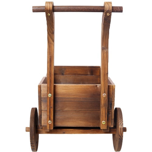 Wooden cart with handles on a white background - Lioré®