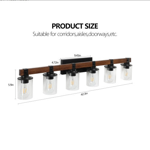Light fixture with dimensions on a white background - Lioré® USA
