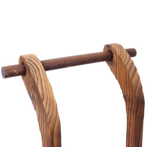 Wooden planter with rustic design on a white background - Lioré®